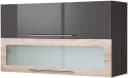 Klapphängeschrank KS-Wien Grau Hochglanz MDF Bild 2