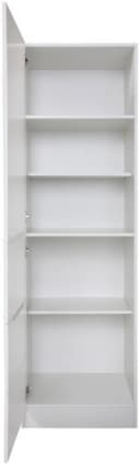 KOCHSTATION Seitenschrank KS-Brindisi Weiß Hochglanz Bild 1