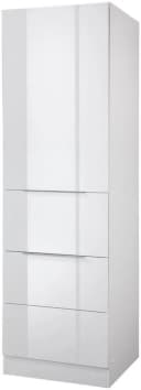 KOCHSTATION Seitenschrank KS-Brindisi Weiß Hochglanz Bild 2