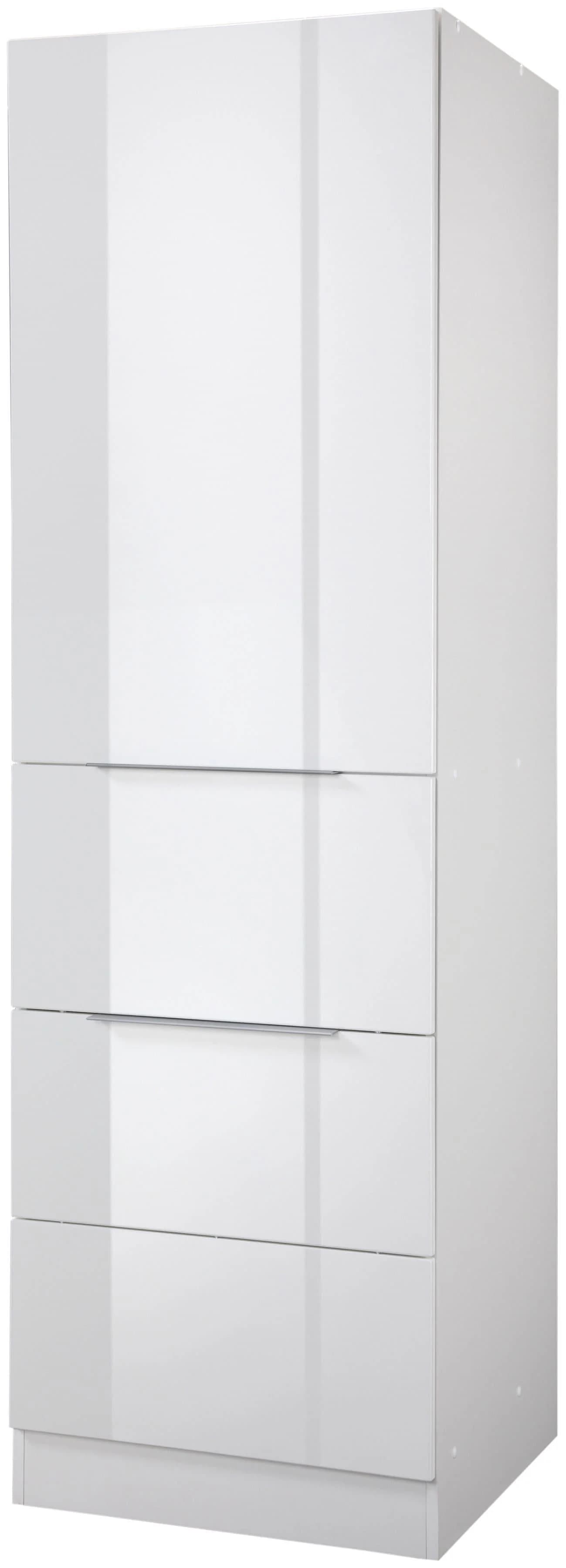KOCHSTATION Seitenschrank KS-Brindisi Weiß Hochglanz - Bild 5