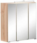 WELLTIME Spiegelschrank Portofino Braun mit LED-Beleuchtung Bild 2