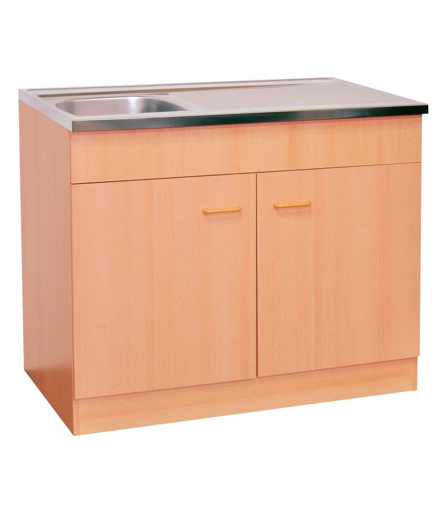Kochstation Spülenschrank KS-Elster 80cm Braun Holzwerkstoff - Bild 5