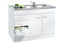 Kochstation Spülenschrank KS-Elster 120cm Braun Holzwerkstoff Bild 2