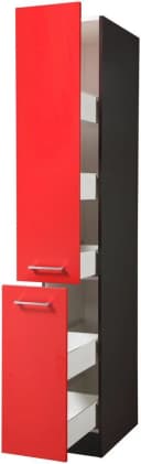 Apothekerschrank KOCHSTATION KS-Paris Rot/Grau Bild 1