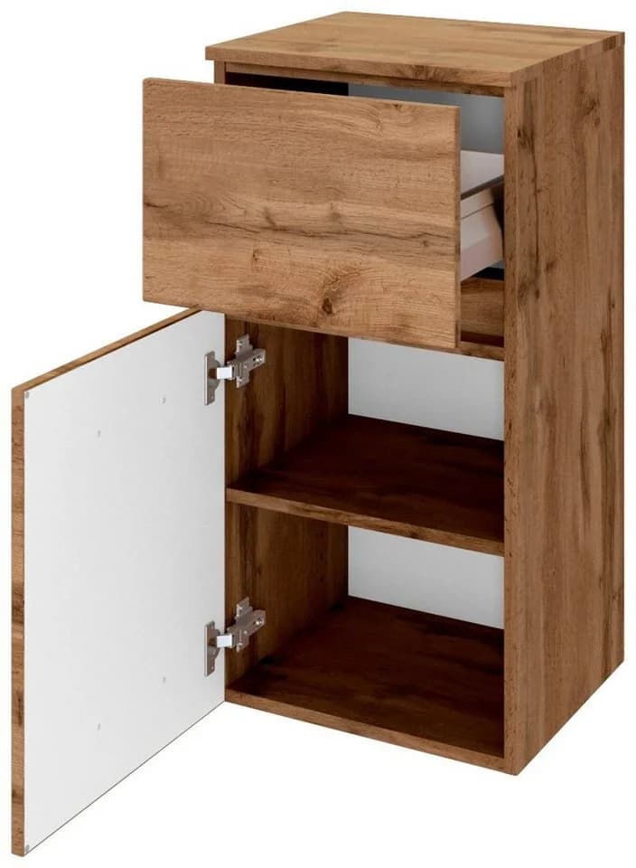 WELLTIME Unterschrank Baabe Eiche 40cm Soft-Close - Bild 3