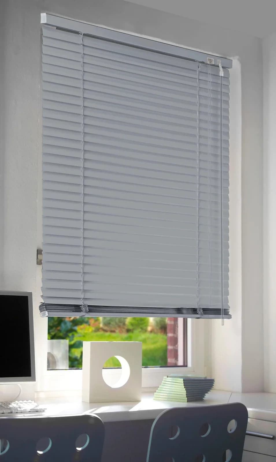 Kutti Jalousie 'Sammy' Aluminium Silber
