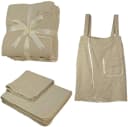 EXKLUSIV HEIMTEXTIL Sauna Set 3-Teilig Frottee Saunakilt Saunatuch Saunahandtuch Bild 2