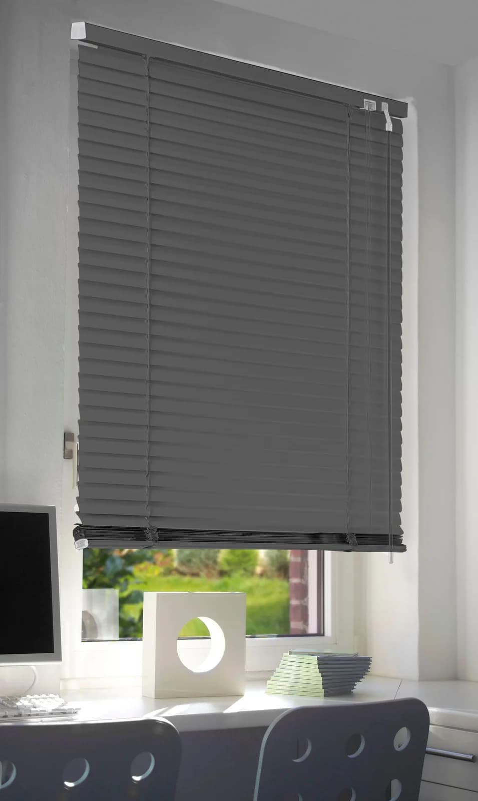 Kutti Jalousie 'Sammy' Aluminium Grau