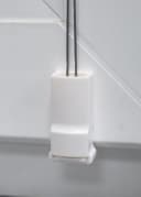 KUTTI Plissee Candy Hellrosa Weiß Klemmfix Crushed Optik Bild 3