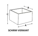 Dirk Davids Leuchten Lampenschirm Vierkant Arizona Senf-Gelb Bild 1