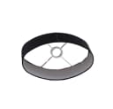 Dirk Davids Leuchten GmbH Lampenschirm Oval Schwarz Stoff Bild 1