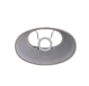 Dirk Davids Leuchten GmbH Lampenschirm Oval Leinen Dunkel gestickte Krone Beige Bild 1