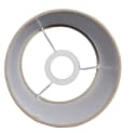 Dirk Davids Leuchten Lampenschirm Rund Streifen Hell Olive Grau Bild 1