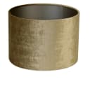 Dirk Davids Leuchten Lampenschirm Zylinder Velours Gold Bronze Bild 1