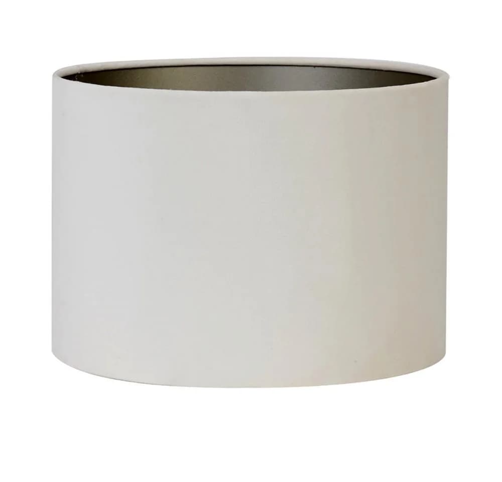 Dirk Davids Leuchten GmbH Lampenschirm Zylinder Creme Weiß 20x20x15 cm