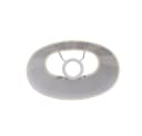 Dirk Davids Leuchten GmbH Lampenschirm Oval Streifen Hell Olive Grau 25x15x16cm Bild 1