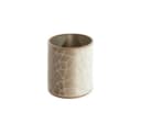 Dirk Davids Leuchten Lampenschirm Oval Textil Samt-Optik Beige Taupe Bild 3