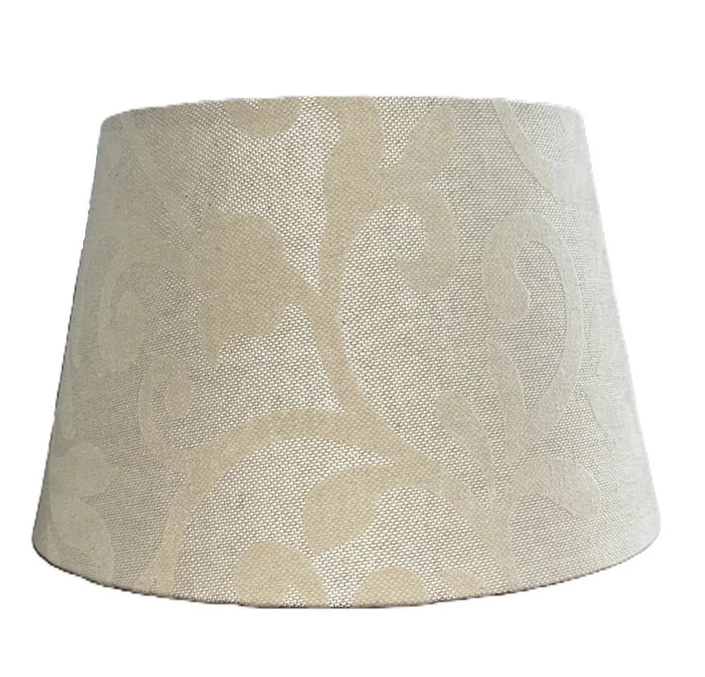 Dirk Davids Leuchten Lampenschirm Rund Creme Jacquard - Bild 2
