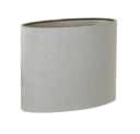 Dirk Davids Leuchten Lampenschirm Oval Velours Taupe Bild 1
