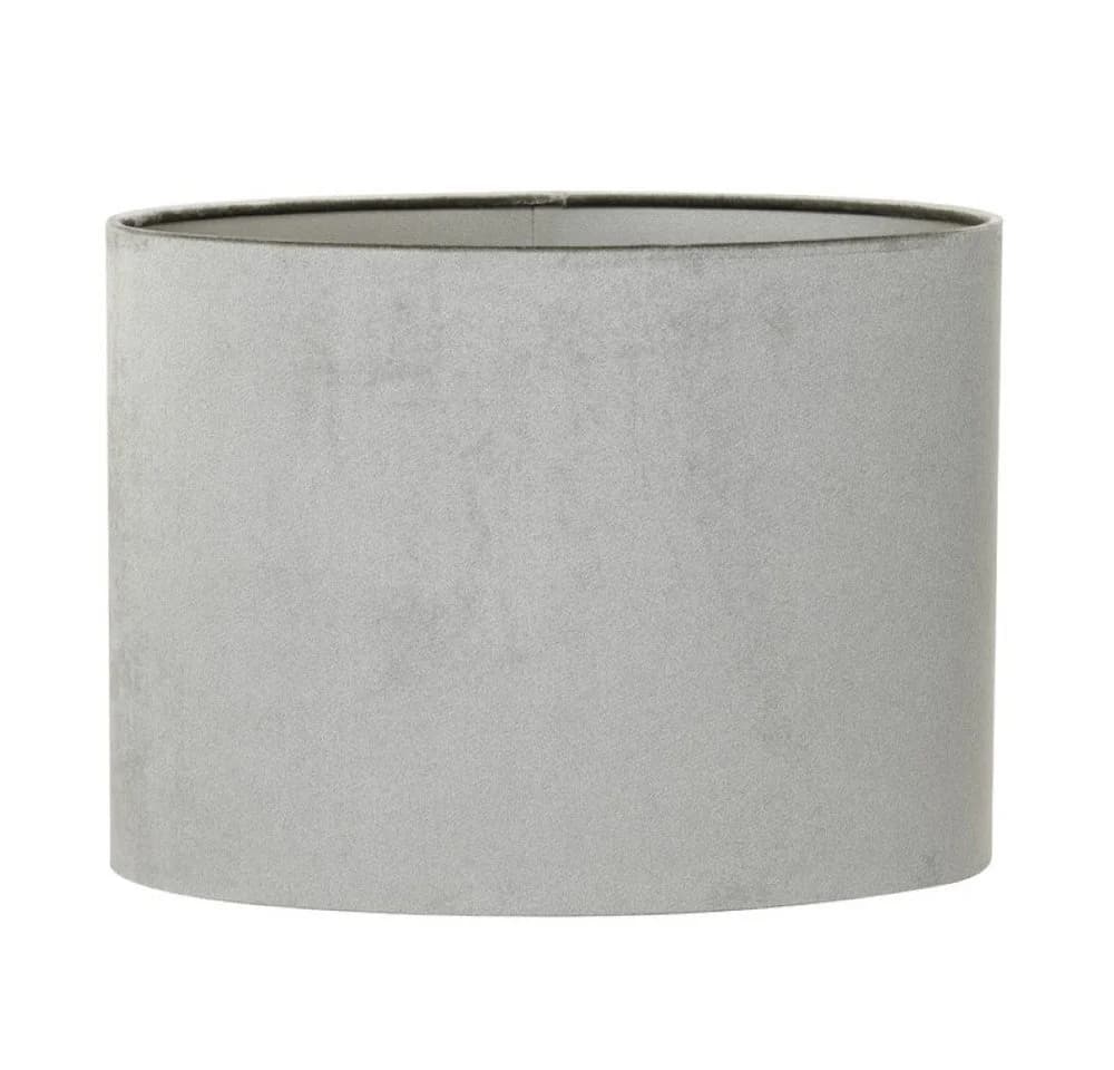 Dirk Davids Leuchten Lampenschirm Oval Velours Taupe - Bild 2