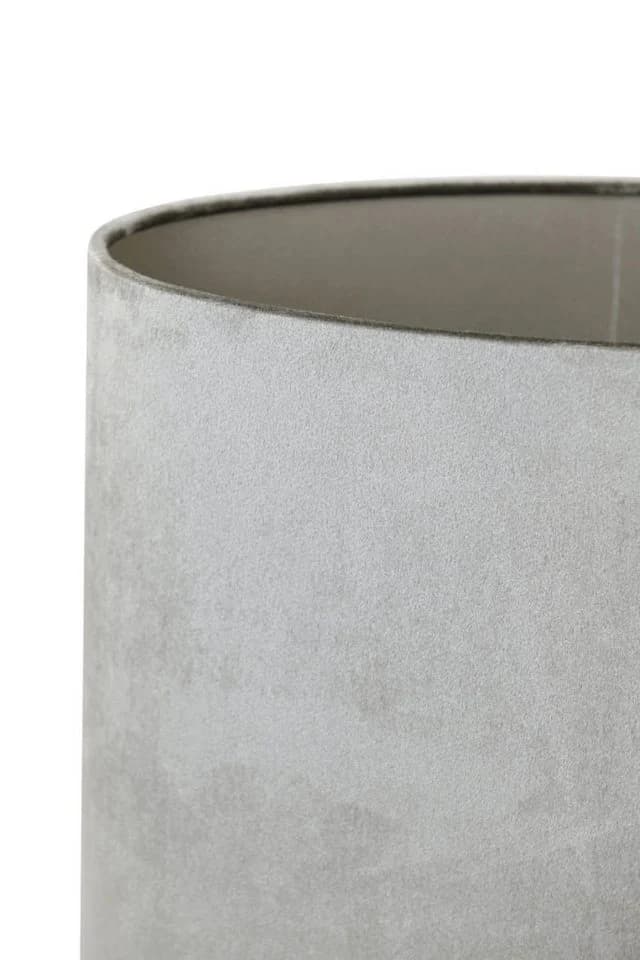 Dirk Davids Leuchten Lampenschirm Oval Velours Taupe - Bild 5