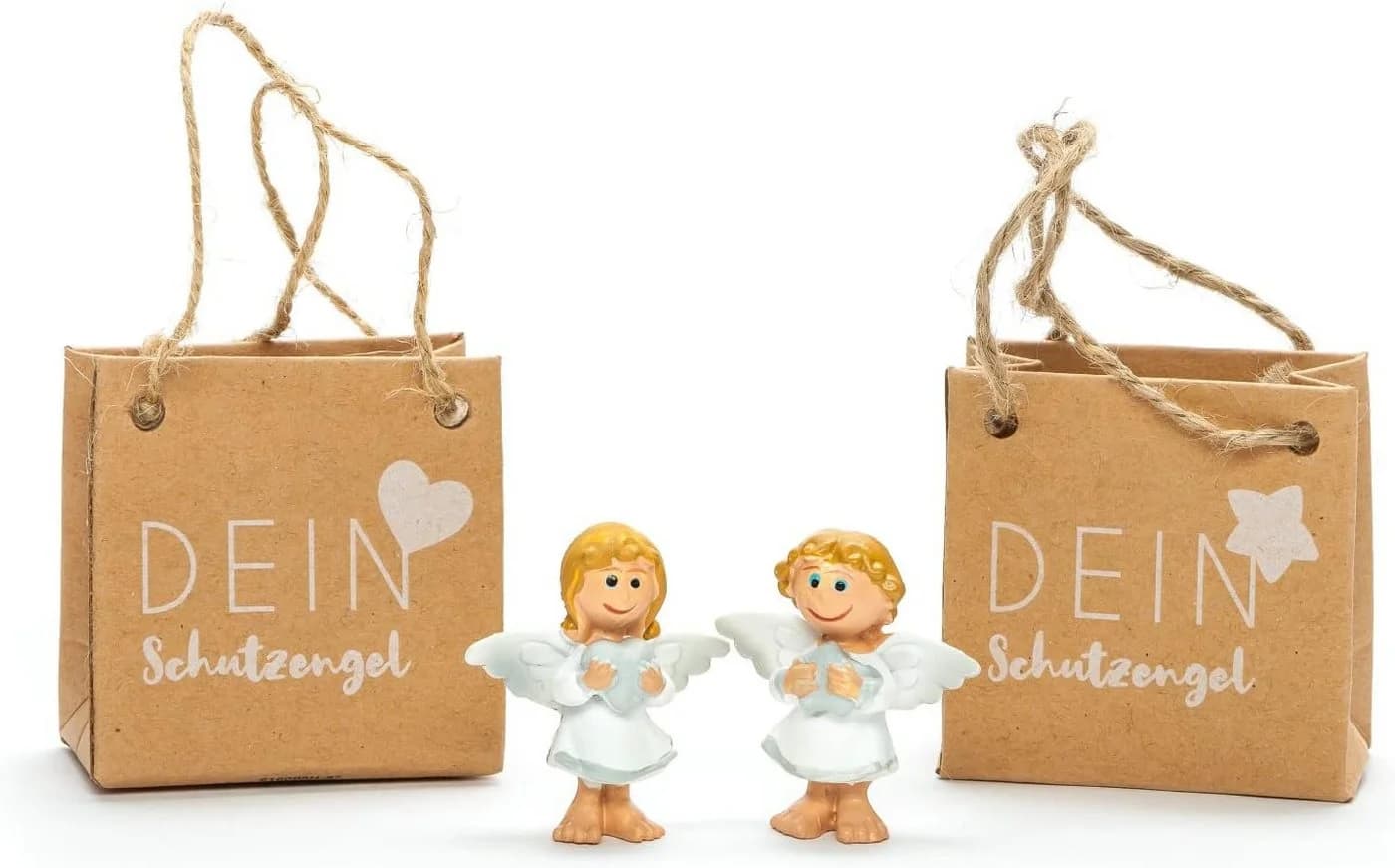 Schutzengel aus Weiß und Grau - Bild 3
