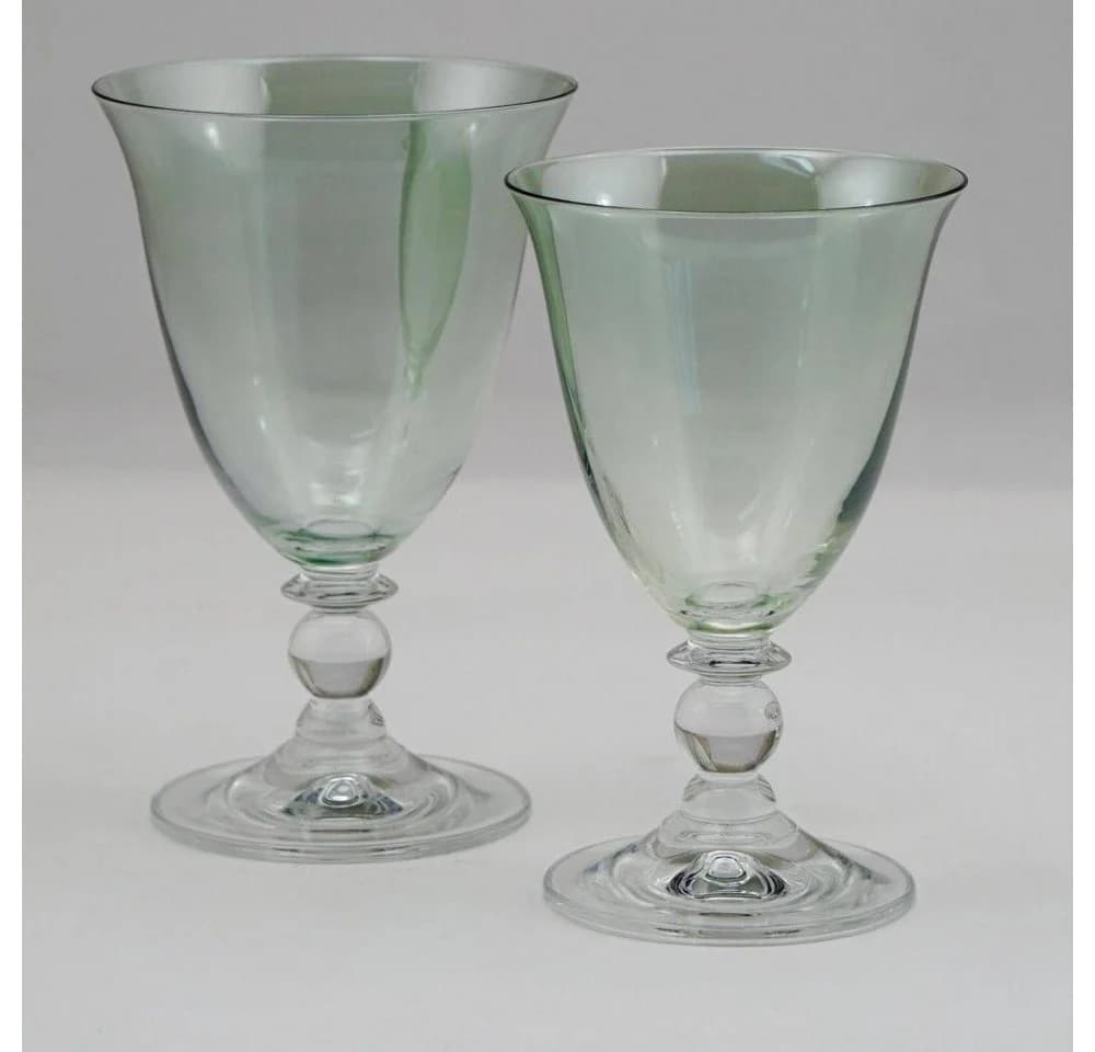 Paul Nagel Weißweinglas Clara Grün Irisierend Kristallglas - Bild 3