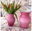 Paul Nagel Viola Vase Dekovase Glas Rosa Bild 1