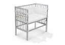 FabiMax Beistellbett Boxspring grau Buchenholz höhenverstellbar Bild 2