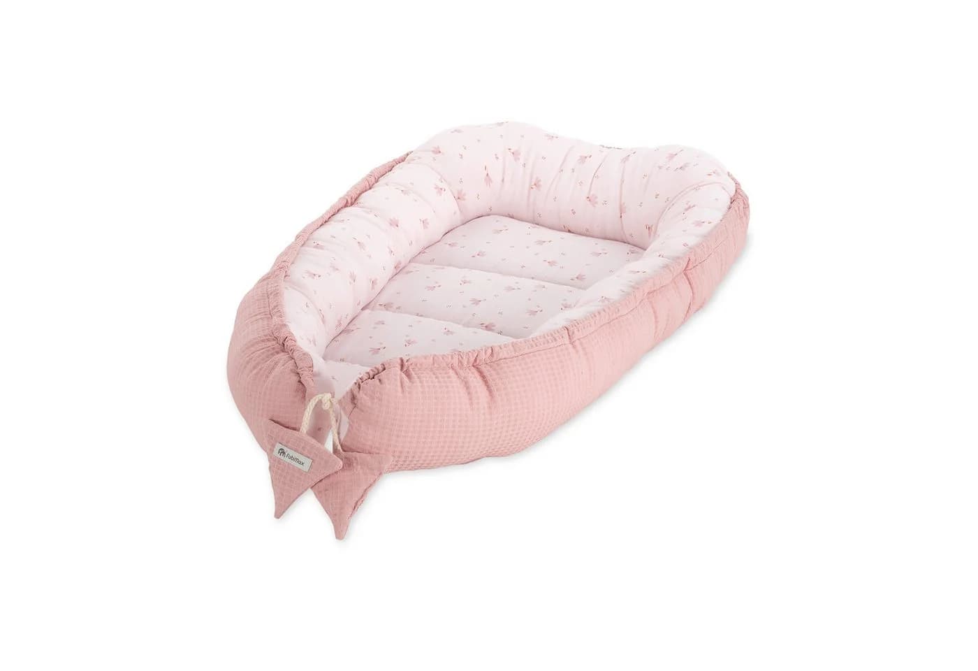FabiMax Babynest Zweiseitig Baumwolle Waffel & Musselin - Bild 2