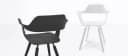 Radius Esszimmerstuhl Muse Schwarz - Comfort-swing Funktion Bild 5