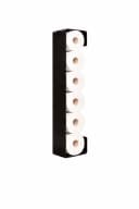 Radius Design WC-Rollen Wandhalter PURORAGGIO Schwarz/Weiß Klebebefestigung Bild 1