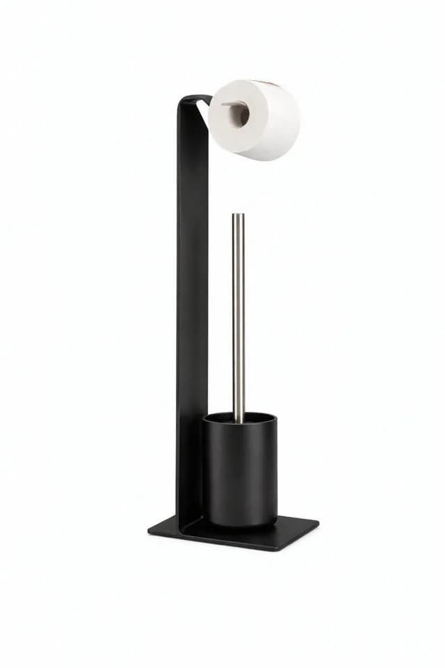 Radius Design WC-Garnitur PURORAGGIO Schwarz/Weiß Freistehend