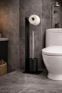 Radius Design WC-Garnitur PURORAGGIO Schwarz/Weiß Freistehend Bild 2