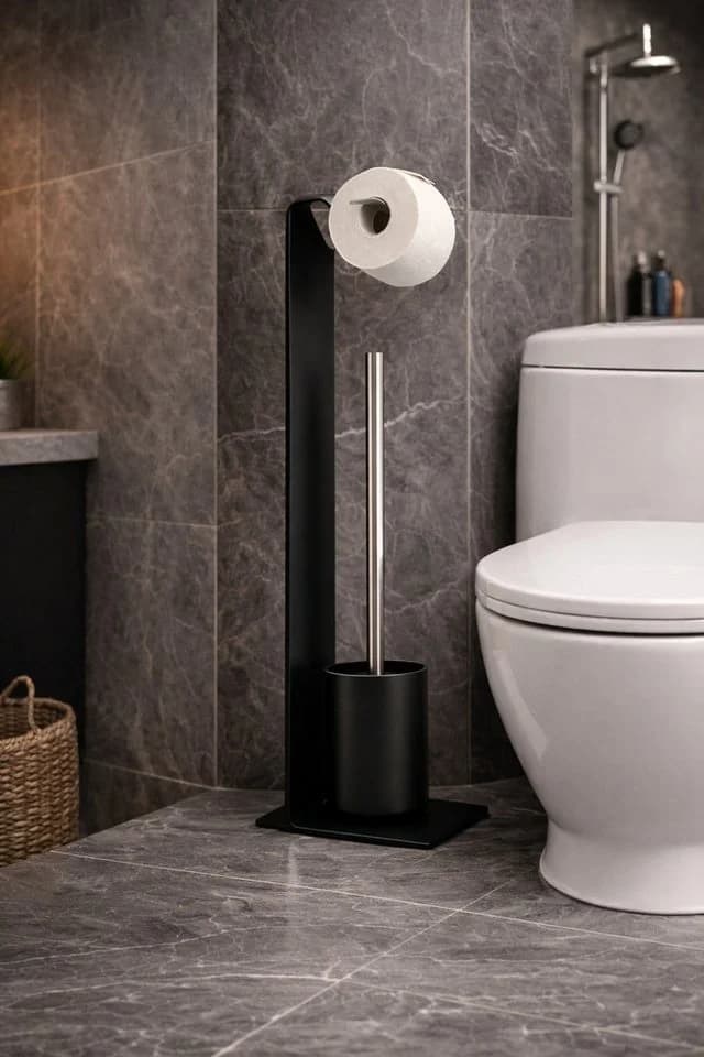 Radius Design WC-Garnitur PURORAGGIO Schwarz/Weiß Freistehend - Bild 2