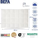 BEFA NATUR Daunenbettdecke 60/40 Premium Ganzjahresdecke Weiß Bild 5