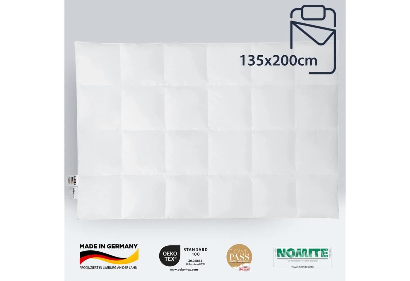 BEFA NATUR Daunenbettdecke 4-Jahreszeit Premium - Bild 3