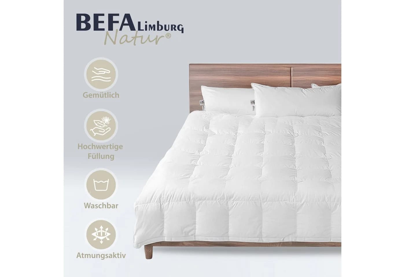 BEFA NATUR Daunenbettdecke 4-Jahreszeit Premium - Bild 4