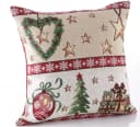 Dreams Kissenhülle Weihnachtszeit Patchwork-Dessin Bild 1