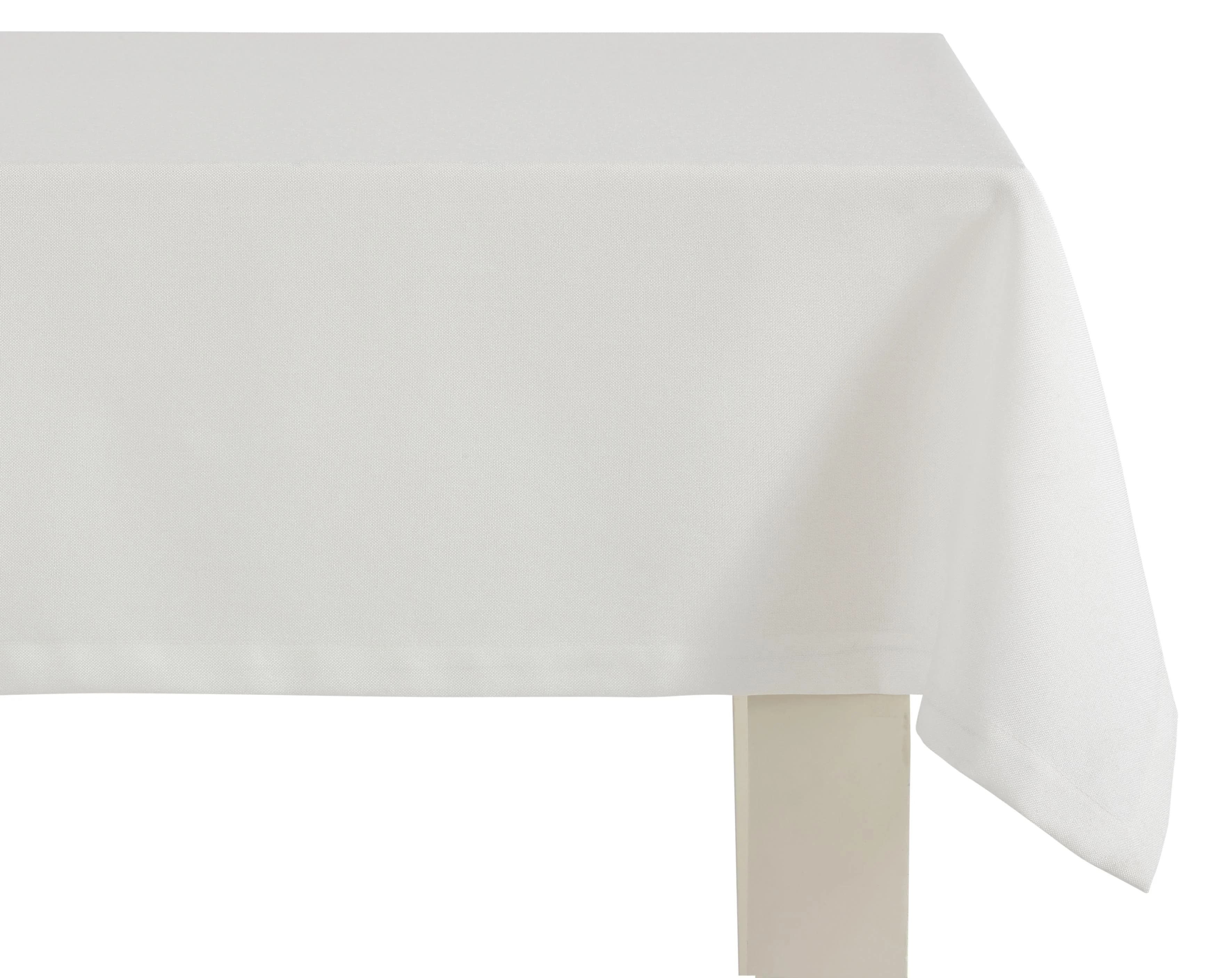 Dreams Tischdecke Uni Creme Polyester