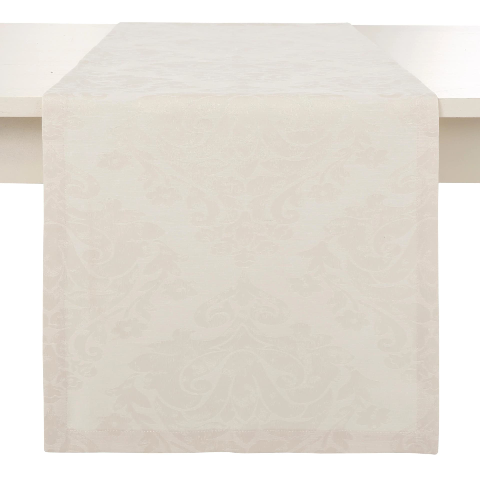 Tischläufer DREAMS Ornament Beige Jacquard