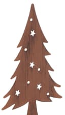 DREAMS Weihnachtsfigur Waldszene 7-tlg. Gartenstecker Rostoptik Braun Bild 1