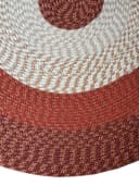 DREAMS Flecht-Teppich Orange Terra Handgefertigt Flachgewebt Bild 1