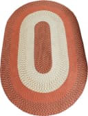DREAMS Flecht-Teppich Orange Terra Handgefertigt Flachgewebt Bild 2