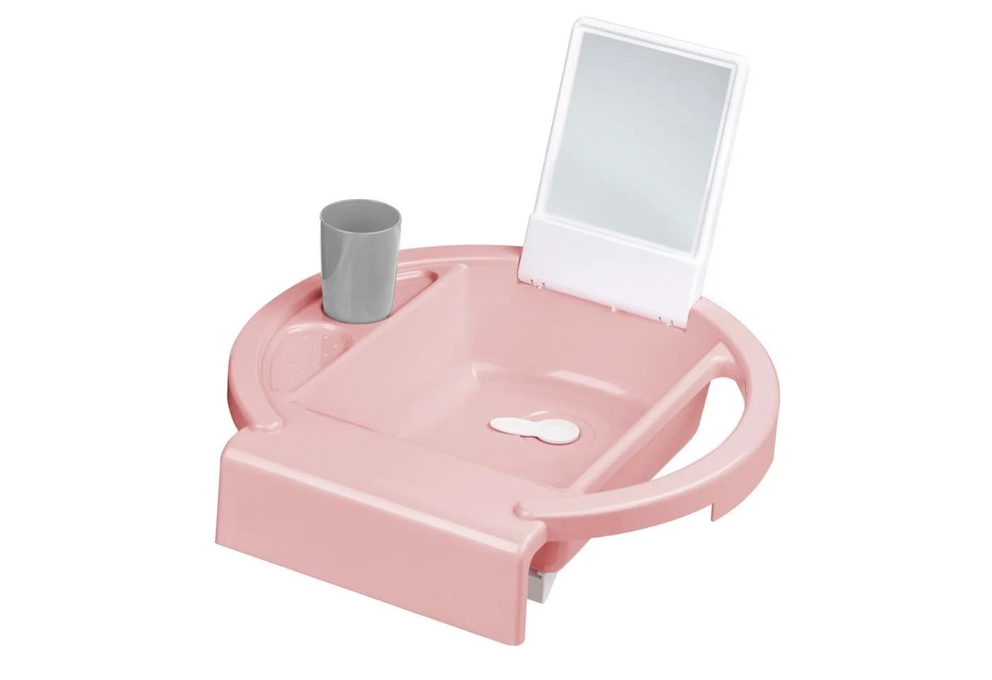 Rotho Babydesign Kinder Waschbecken Rosa mit Spiegel - Bild 2