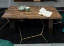 Massivmoebel24 Couchtisch SEVILLA Altholz braun lackiert Industrial Bild 3