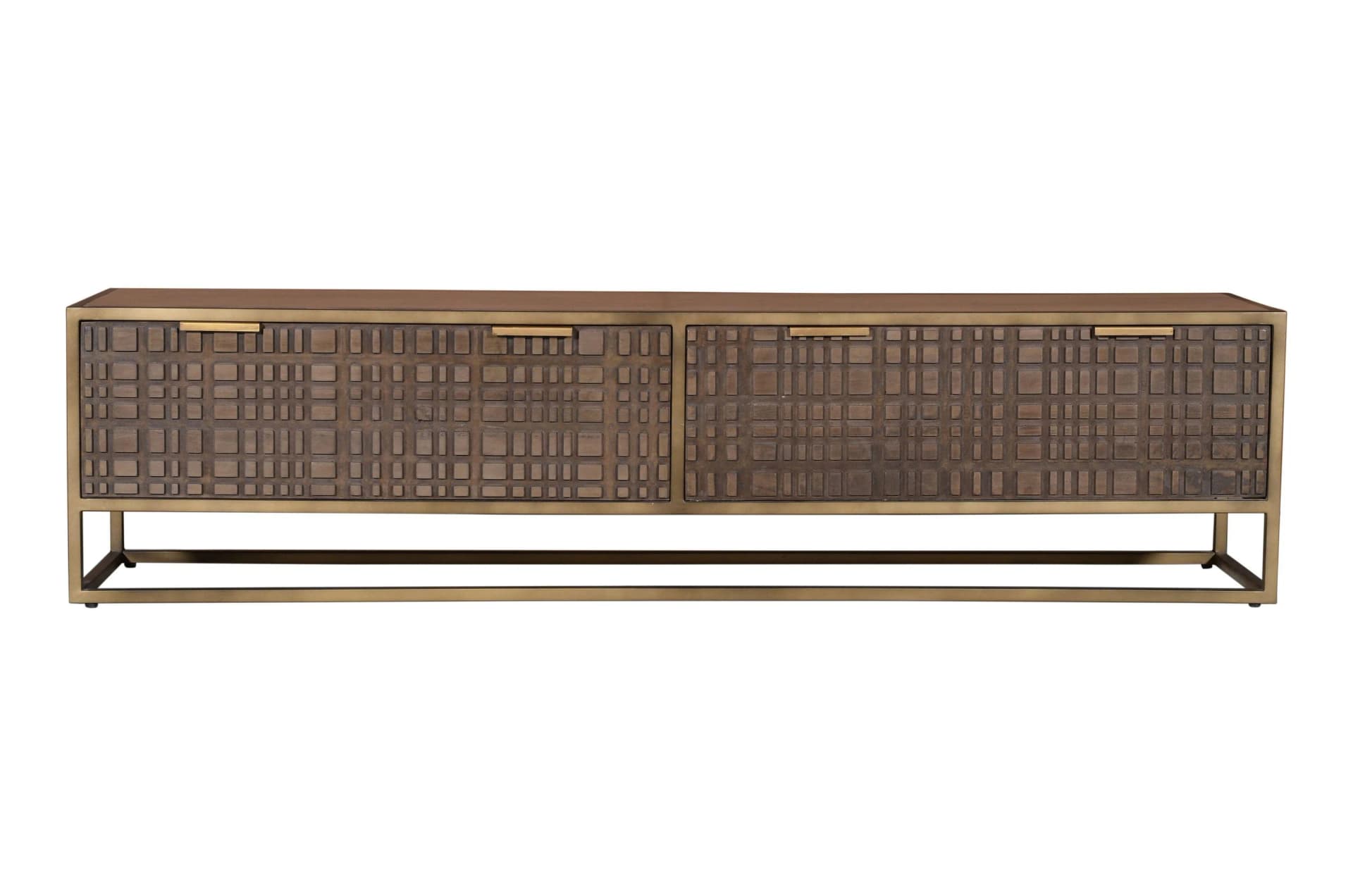 Lowboard BURSA Mangoholz Gold WOLF MÖBEL