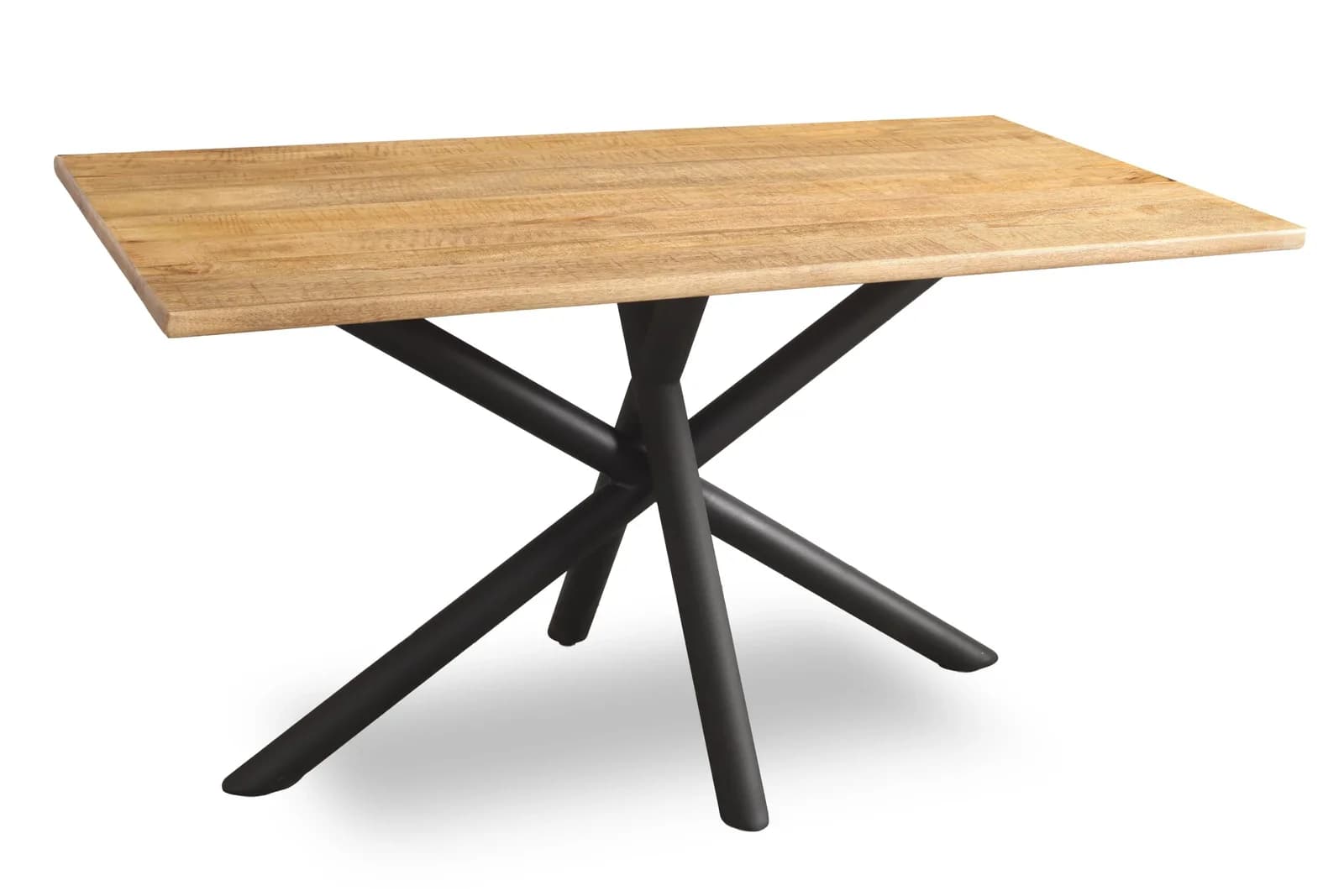 WOLF MÖBEL Esstisch LIVE EDGE Beige Mango massiv