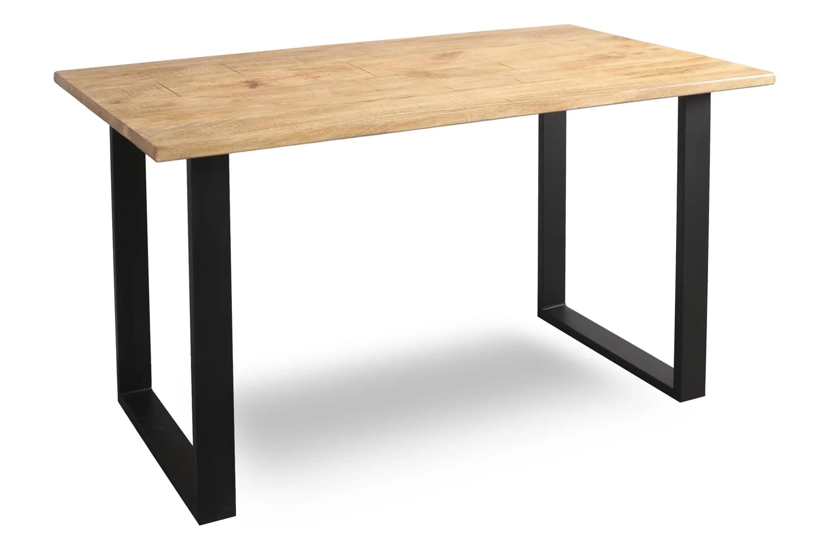 WOLF MÖBEL Esstisch LIVE EDGE Beige Mango massiv