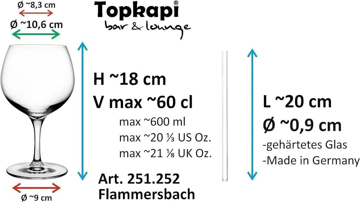 Topkapi elite Cocktailglas Set 13-tlg. Aperol Spritz Glas Kristallglas - Bild 3
